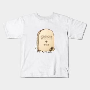 Gravestone of Kilgore Trout Kids T-Shirt